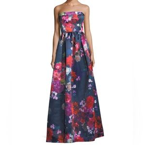 Parker Black Janie Strapless Formal Evening Gown Size 0